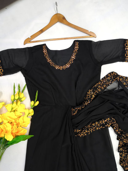 Elegant 30-Second Saree Gowns – Effortless Style with the Look of a Saree