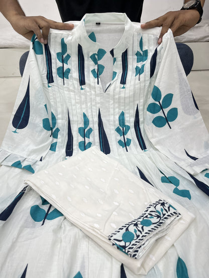 Product Image - Hand Block Printed Kurta Set - Elegant Summer Special