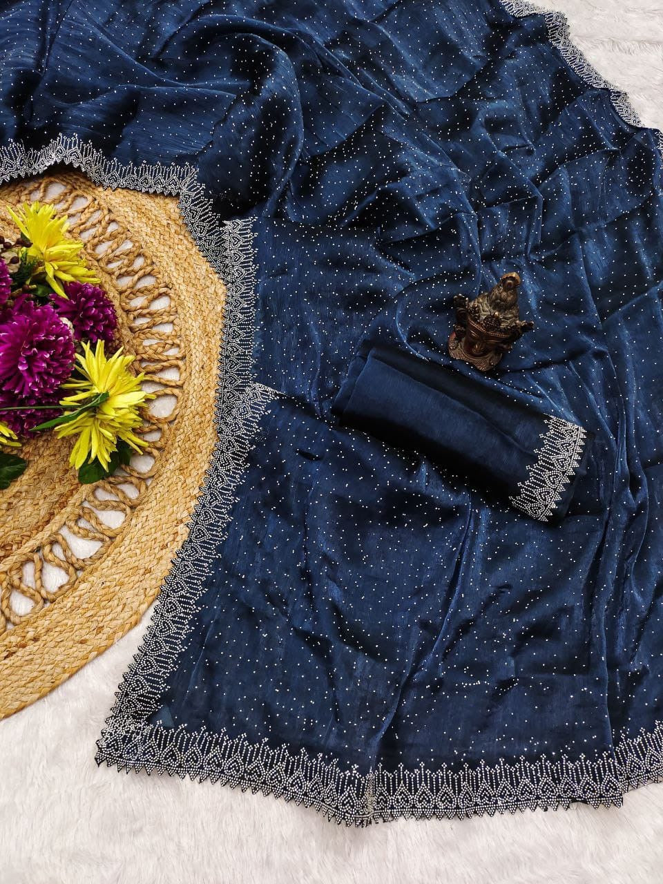 Party Wear & Wedding Ready made Sarees DesiColorClothing