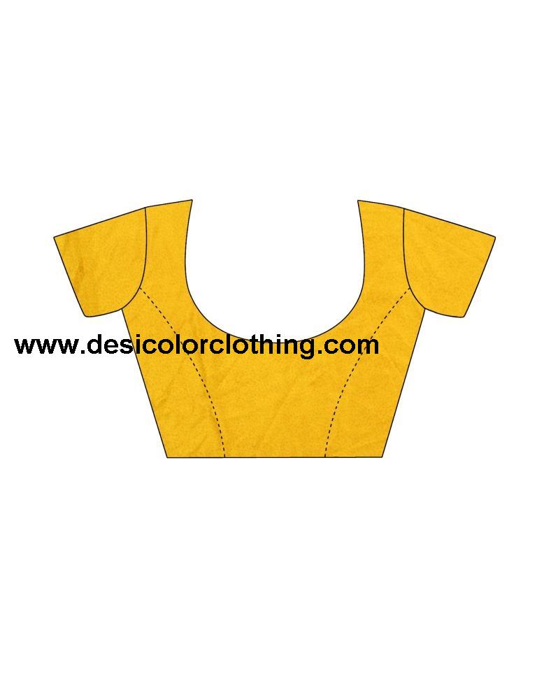 Turmeric Yellow Silk Saree