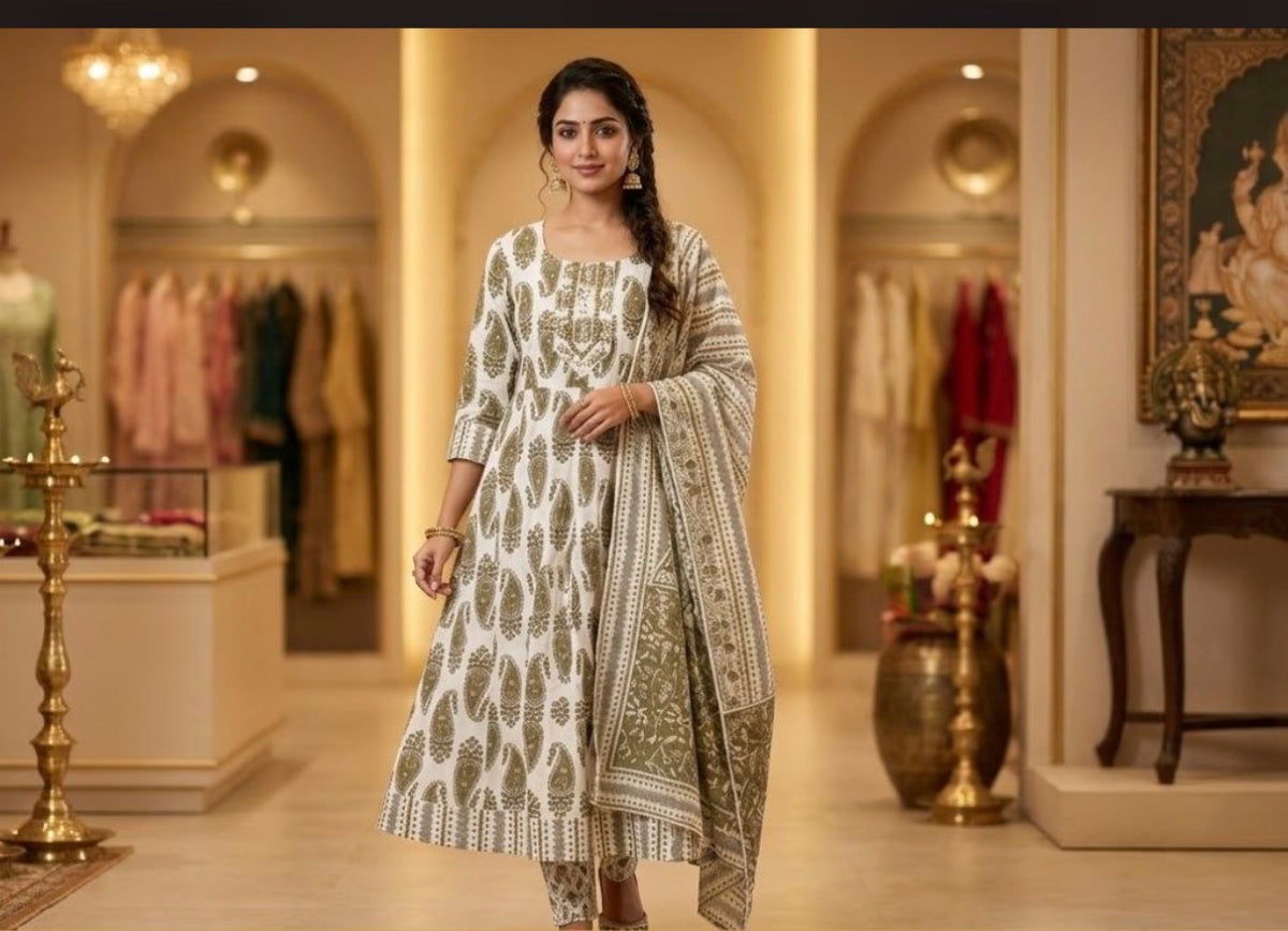 Cotton  Anarkali Suits in Canada – Elegant Ethnic Wear for Every Occasion DesiColorClothing