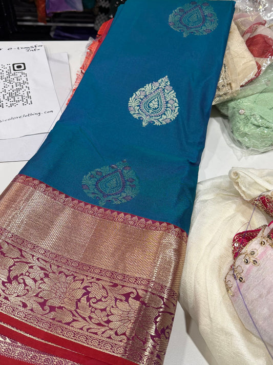 Product Image - Exquisite Kachipuram Pattu Sarees for Unforgettable Weddings - 1
