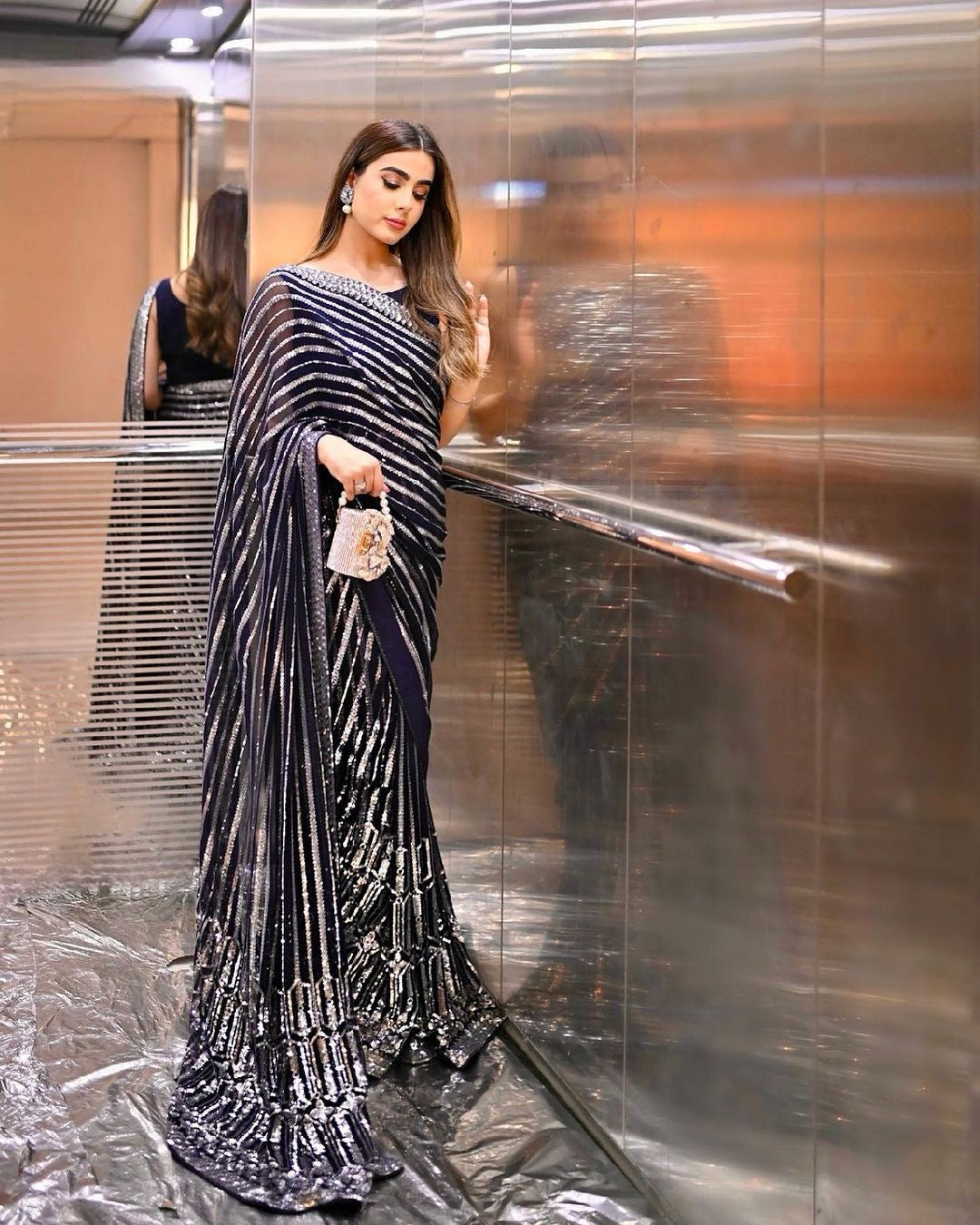 Glamorous Bollywood Sequin Sarees – Designer Shine for Special Occasions
