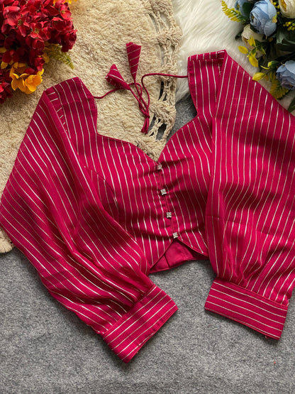 Product Image - Exquisite Designer Georgette Blouse for Ethnic & Festive Occasions