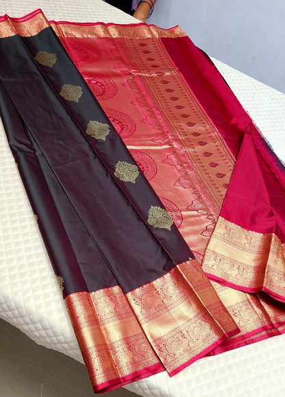 Product Image - Kanchipuram Classic Pattern Silk Sarees