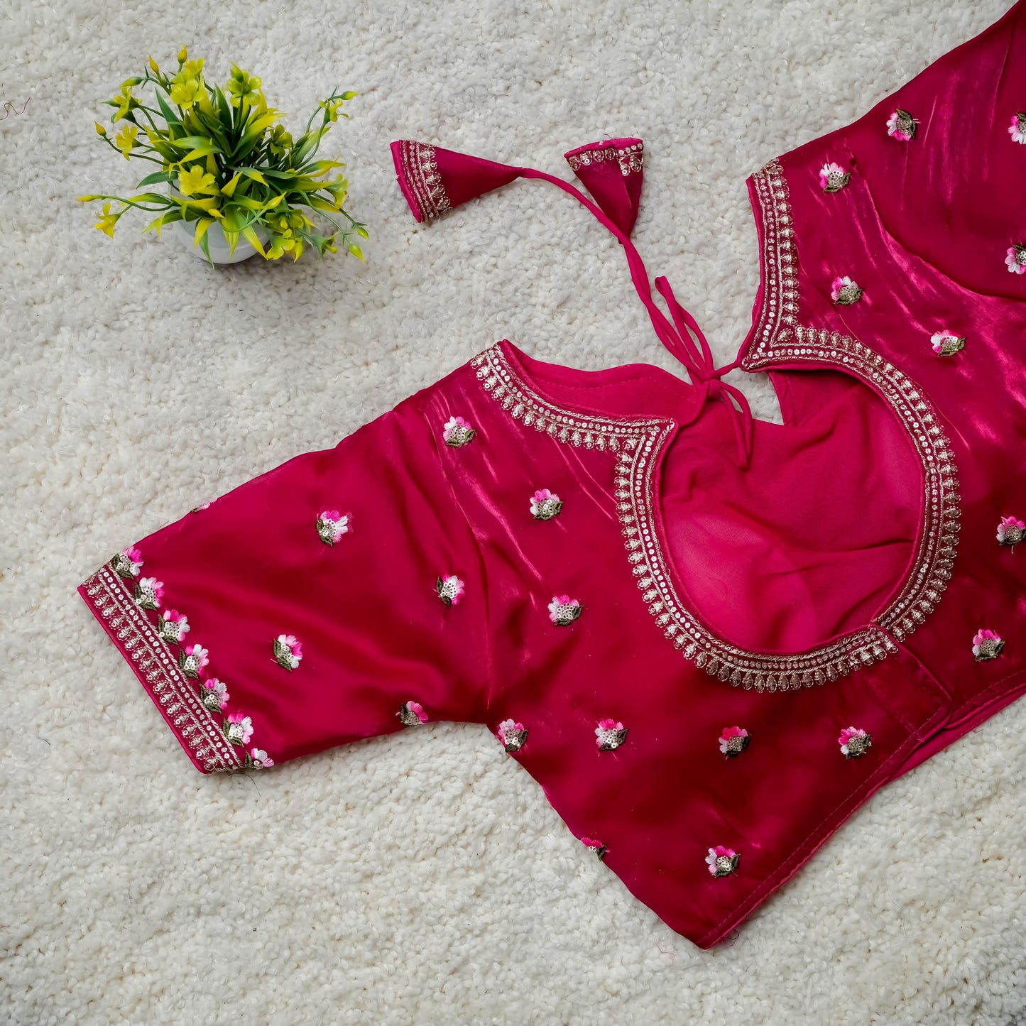 Product Image - Designer Festival Wear Embroidered Blouse