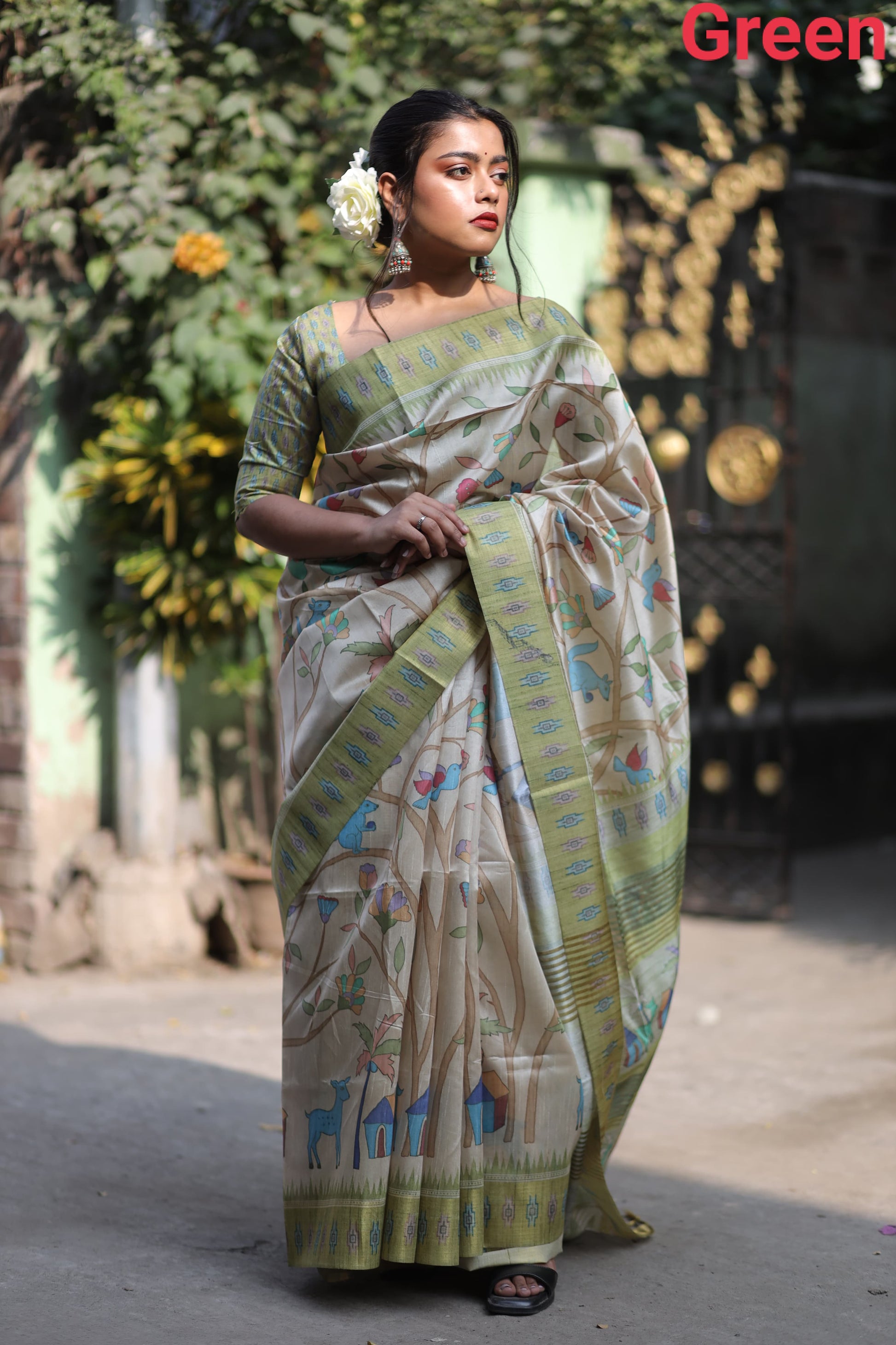 Product Image - Premium Designer Georgette Saree - Ethnic Wear for Festive Occasions