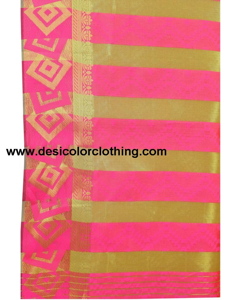 Green Banarasi Chanderi Saree