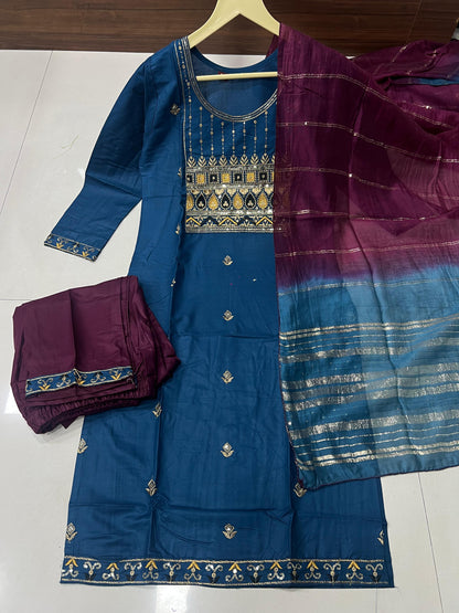 Product Image - FASAANA Designer Saree | Georgette Fabric Ethnic Wear | Wedding Saree & Festive Wear