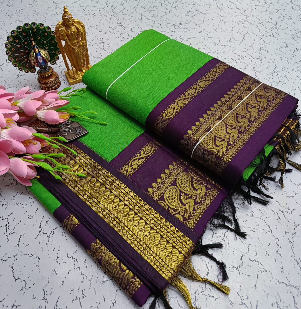 Product Image - Premium Quality Kalyani Cotton Saree