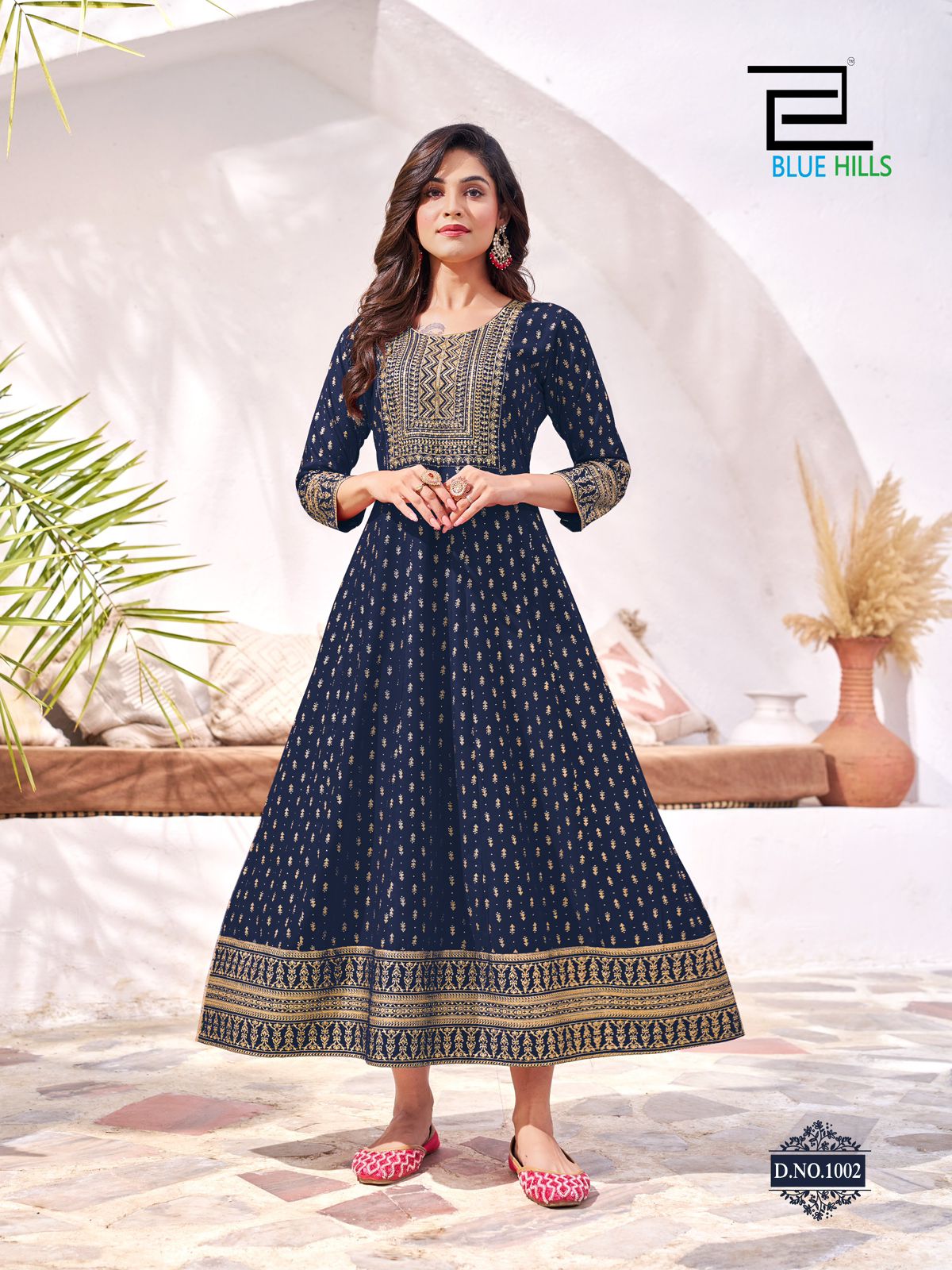 Product Image - Designer Georgette Anarkali Gown - Perfect for Festive Occasions