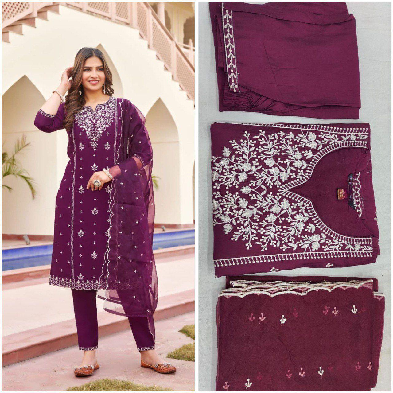 Product Image - Pink City Festive Collection - Designer Saree in Viscos Roman Silk