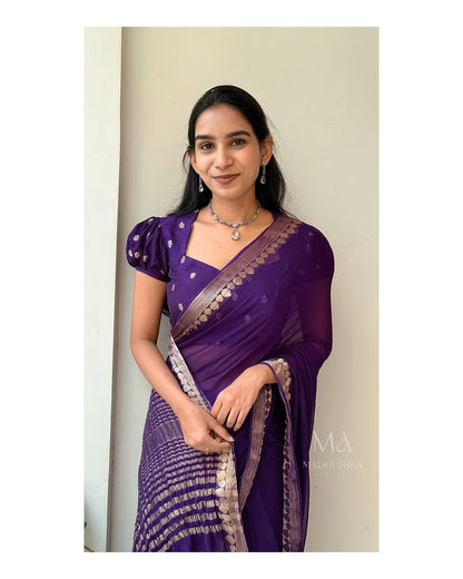 Product Image - Designer Georgette Saree - Ethnic & Festive Wear