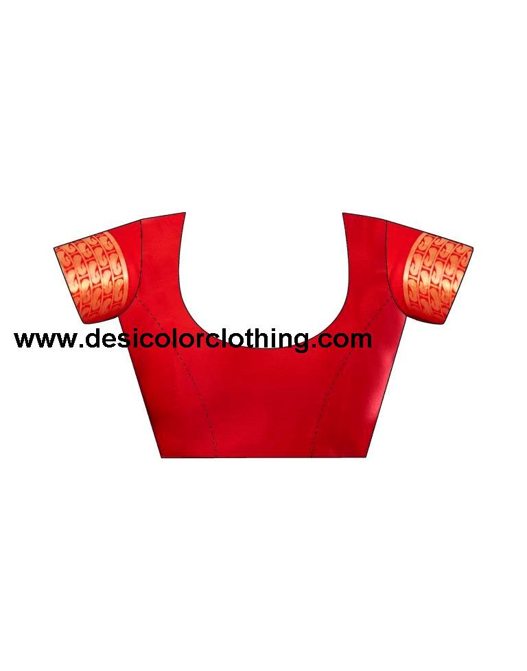 Red Silk Banarasi Saree