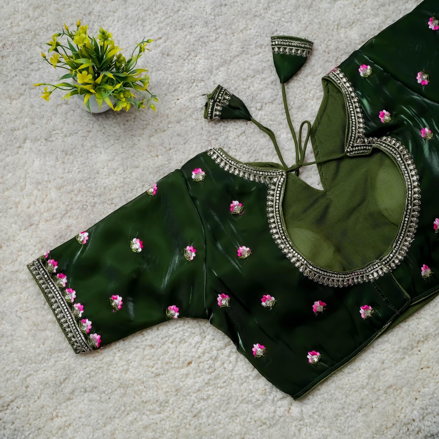 Product Image - Designer Festival Wear Embroidered Blouse