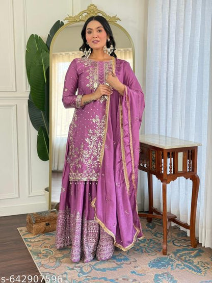 Product Image - Elegant Designer Palazzo Suits for Weddings - 1