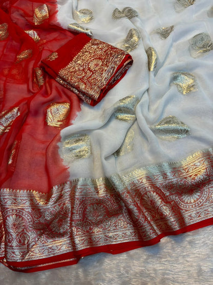 Product Image - Viscose Georgette Designer Saree