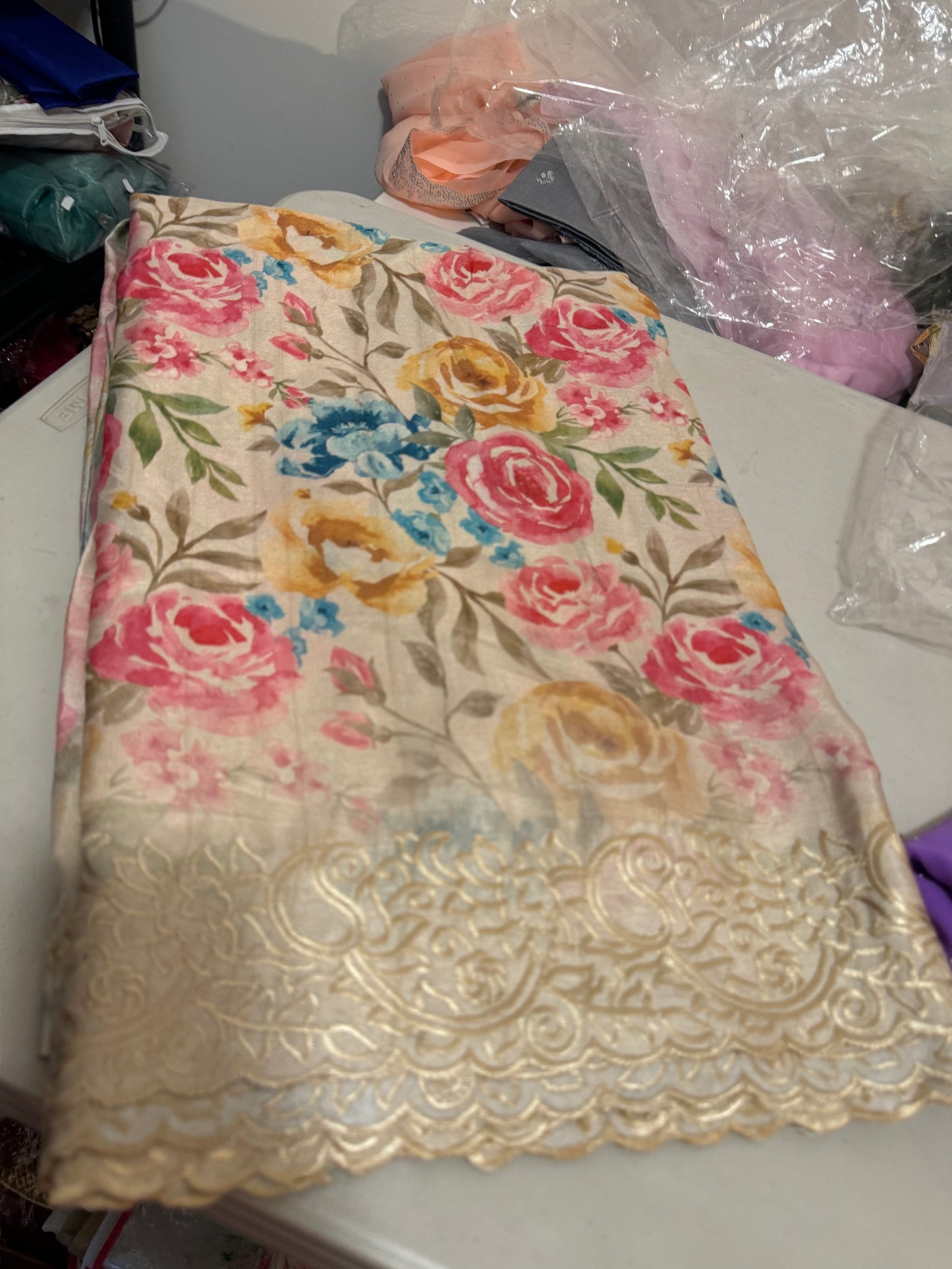Elegant Floral Tussar Sarees – Timeless Beauty for Special Occasions