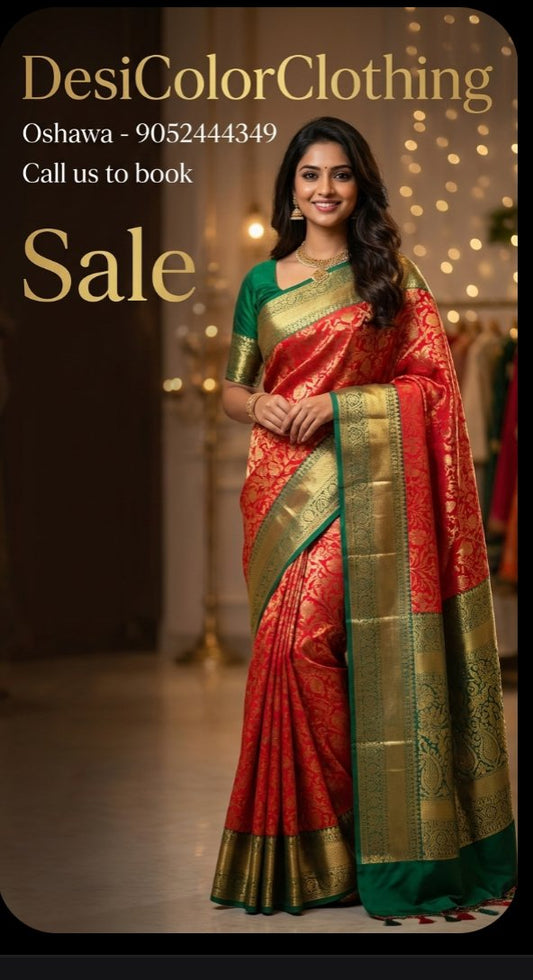 Product Image - Elegant Kachipuram Pattu Sarees for Timeless Style - 1