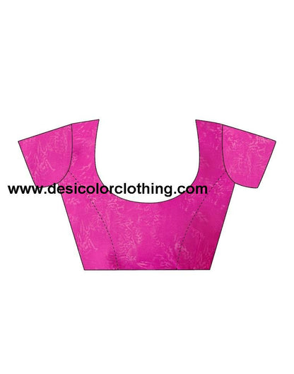 Pink Georgette Printed Saree