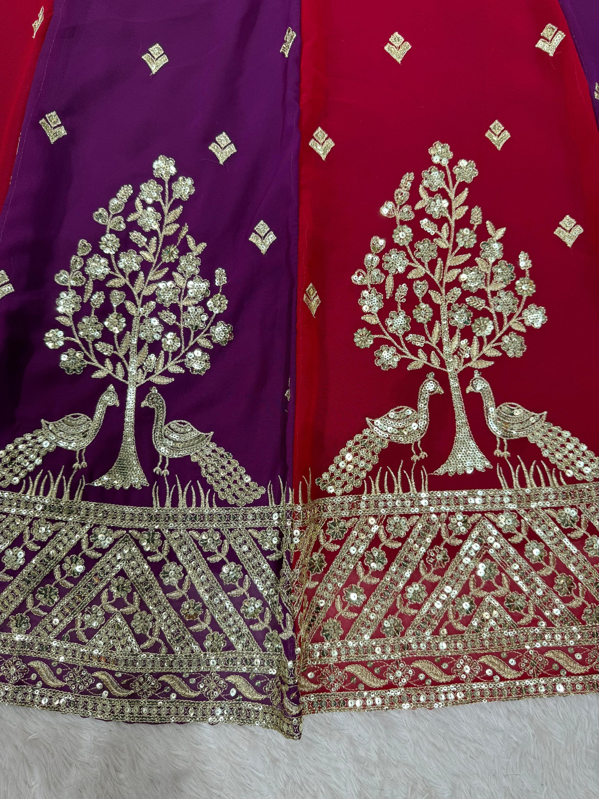 Product Image - Designer Georgette Festive Saree with Sequins