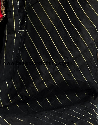 Black Cotton Plain Sarees