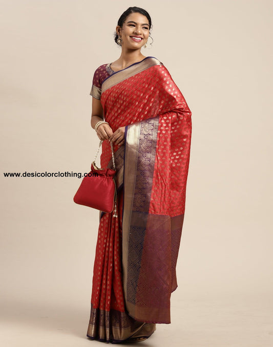 Red Silk Saree