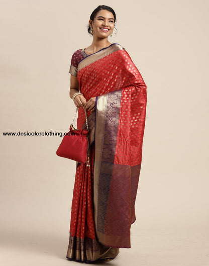 Red Silk Saree