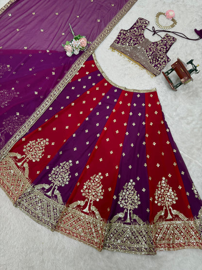 Product Image - Designer Georgette Festive Saree with Sequins