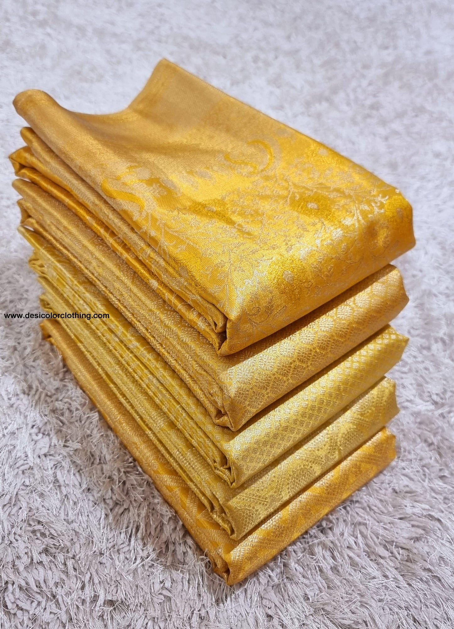 Kanchipuram 100% Pure Handwoven 1G Gold Tissue Bridal Silk Saree