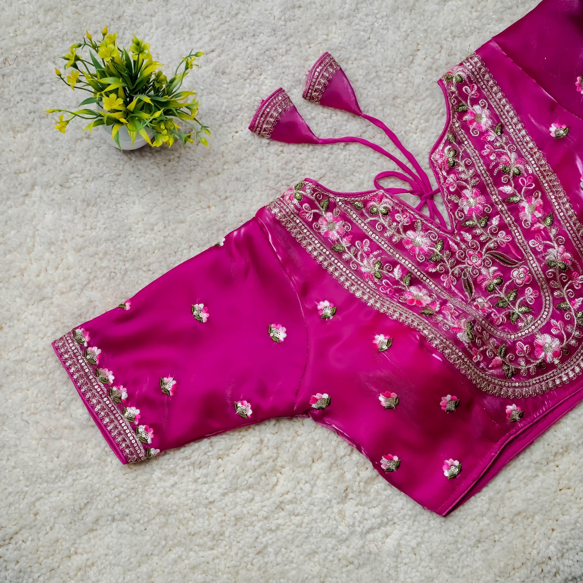 Product Image - Designer Festival Wear Embroidered Blouse