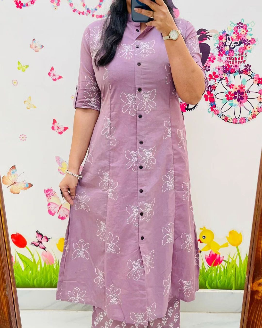 Product Image - Elegant Designer Co-Ords Set | Georgette Fabric & Digital Print