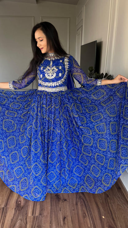 Product Image - FASAANA Designer Saree | Georgette Fabric Ethnic Wear | Wedding Saree & Festive Wear