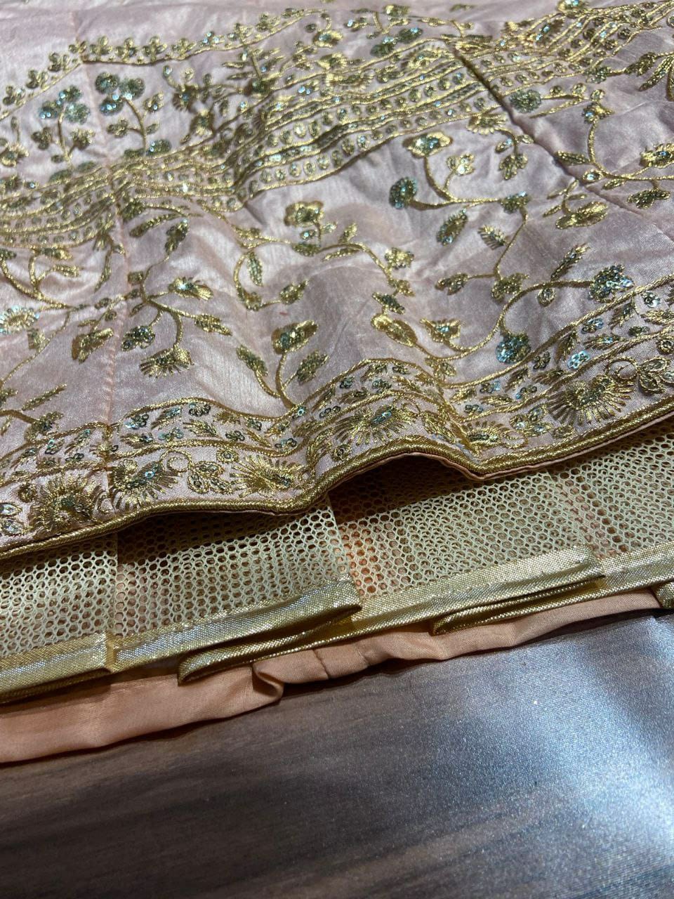 Product Image - Exclusive Lehenga Collection: Designer Silk Lehenga with Georgette Dupatta