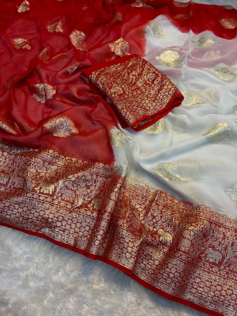 Product Image - Viscose Georgette Designer Saree