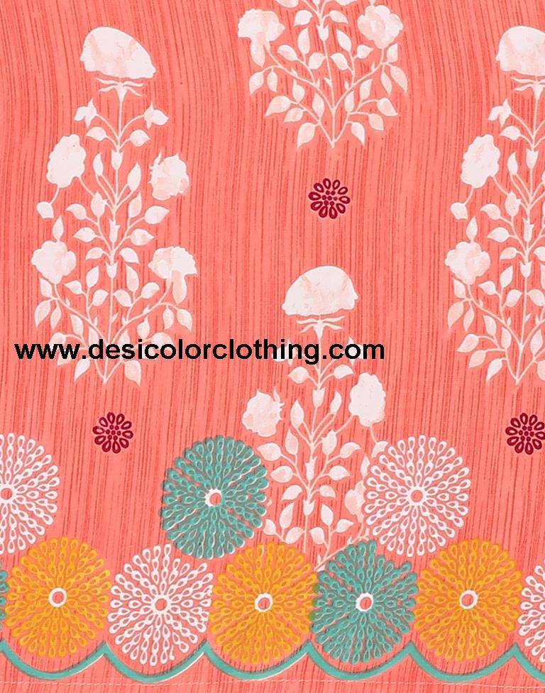 Printed Unstitched Salwar Suit Material