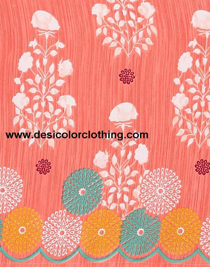 Printed Unstitched Salwar Suit Material