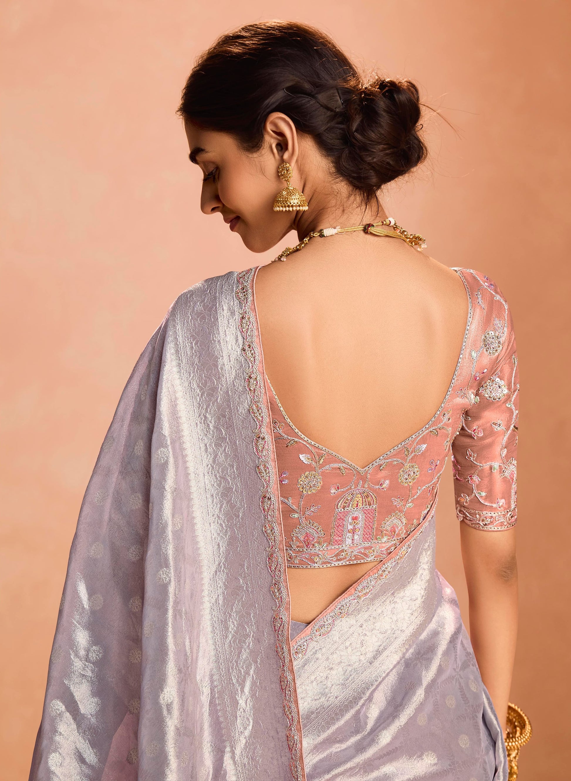 Product Image - Exquisite Soft Silk Saree with Dual Zari Weaving Design