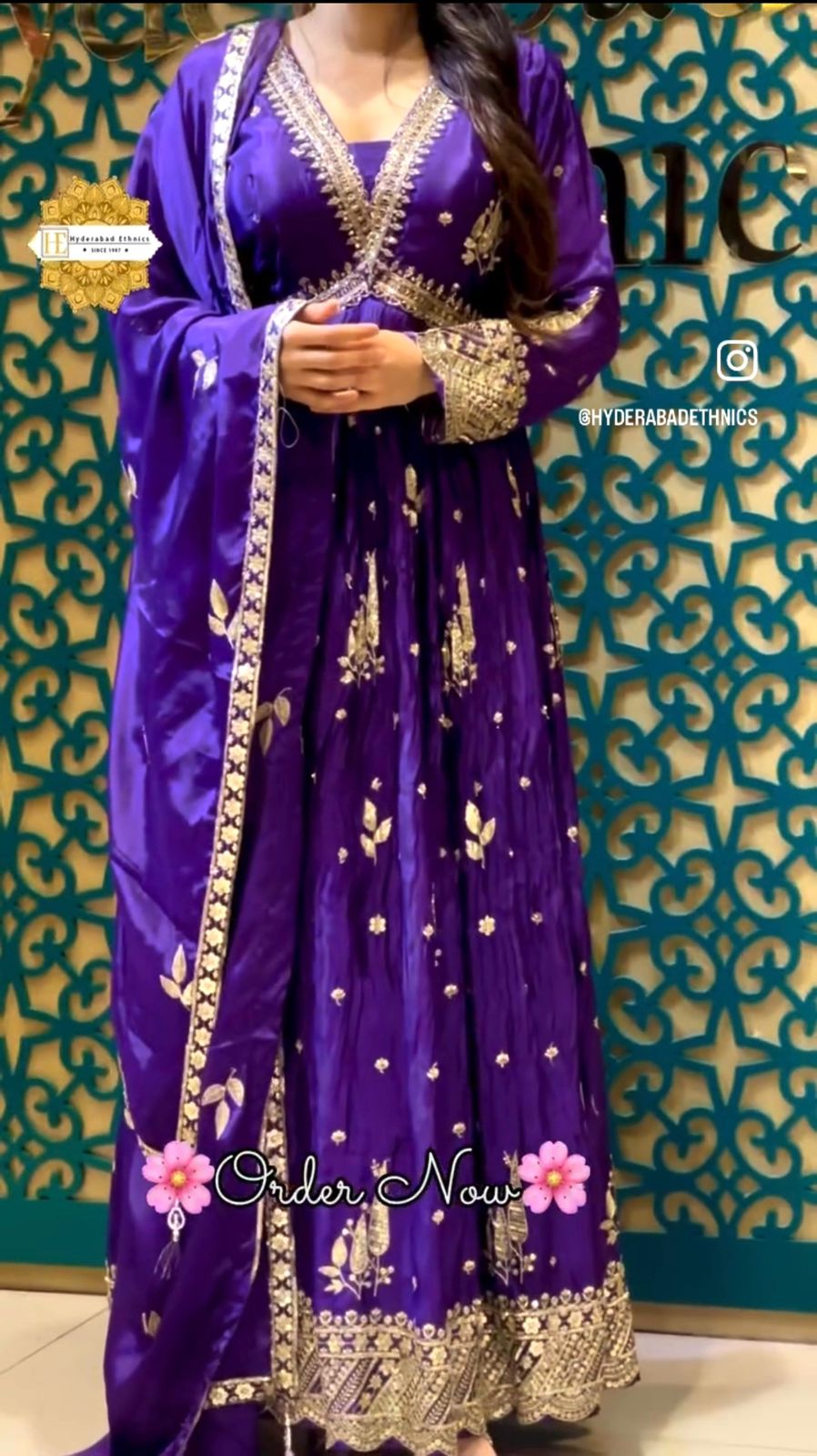 Product Image - New Aliya-Cut Gown-Pent Dupatta Set - Ready to Wear