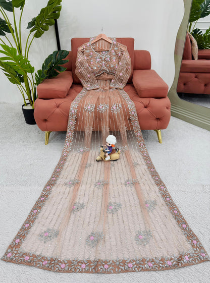 Product Image - Exquisite Designer Saree with Intricate Thred & Sequence Work