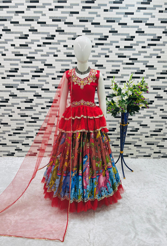 Product Image - Designer Kediya Style Lahenga Set - Ready to Wear Ethnic Wear