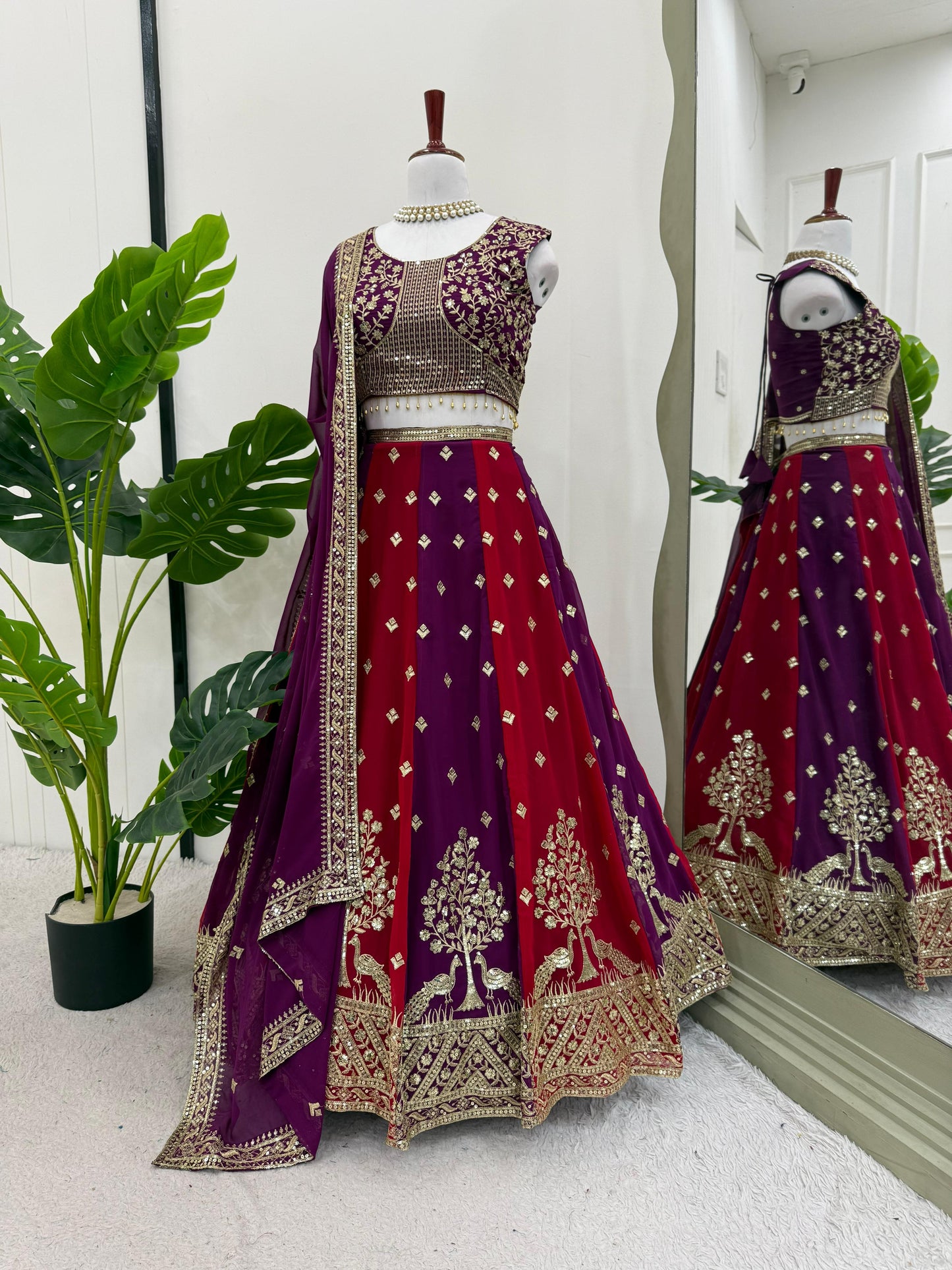 Product Image - Designer Georgette Festive Saree with Sequins