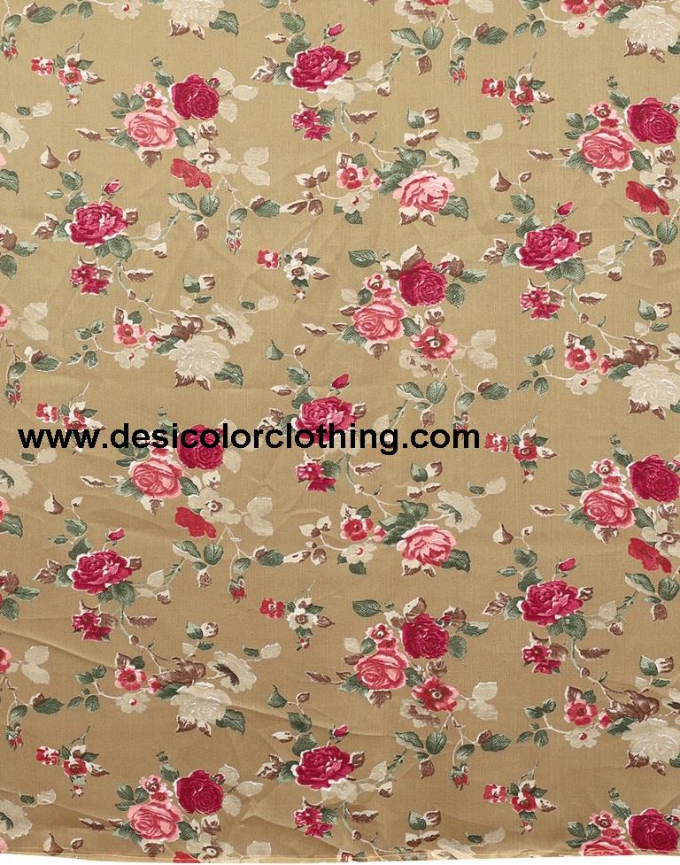 Printed Unstitched Salwar Suit Material