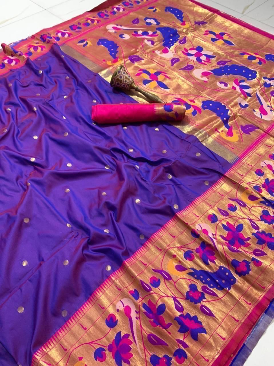 Product Image - Exquisite Pure Silk Kanchivram Saree