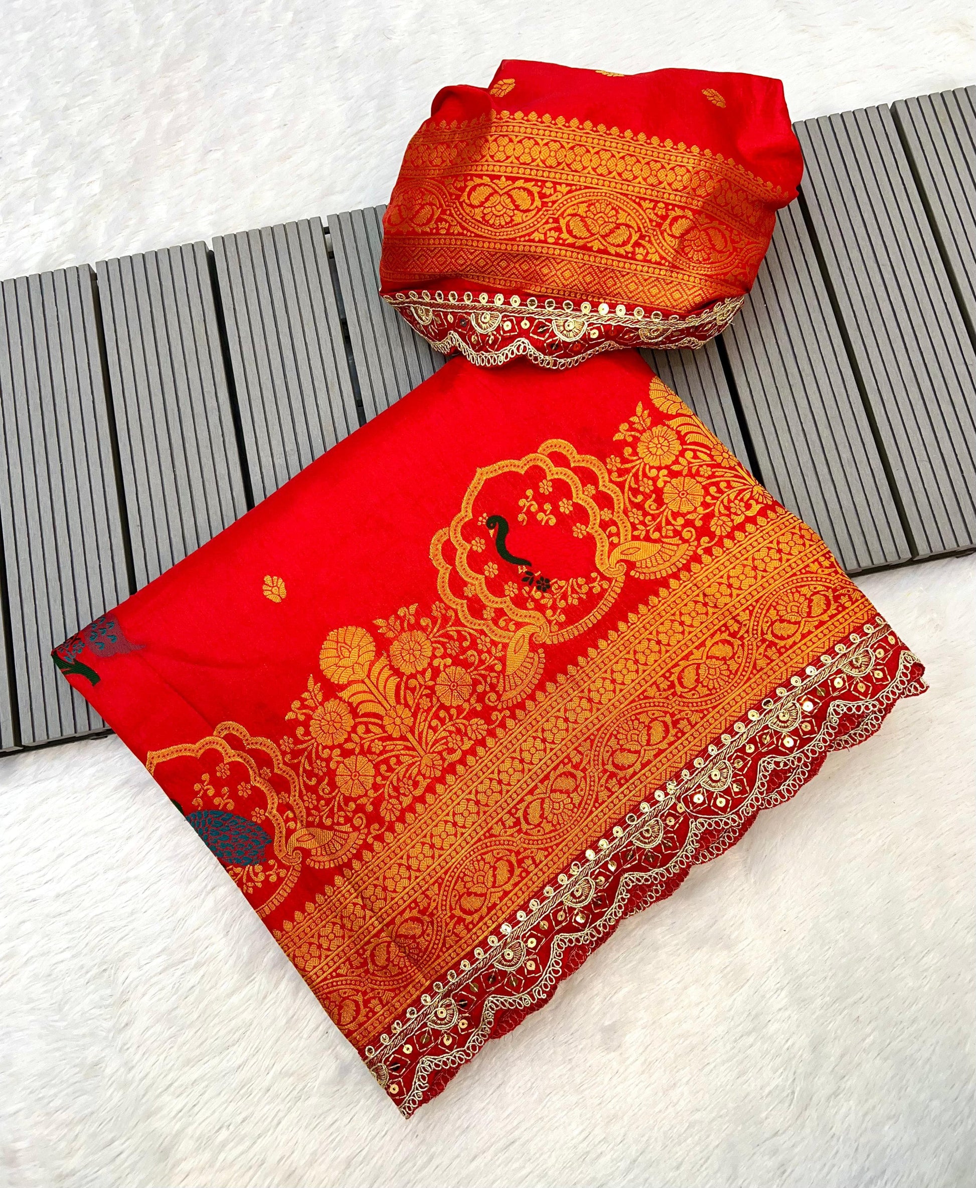 Product Image - Elegant Bridal Designer Saree
