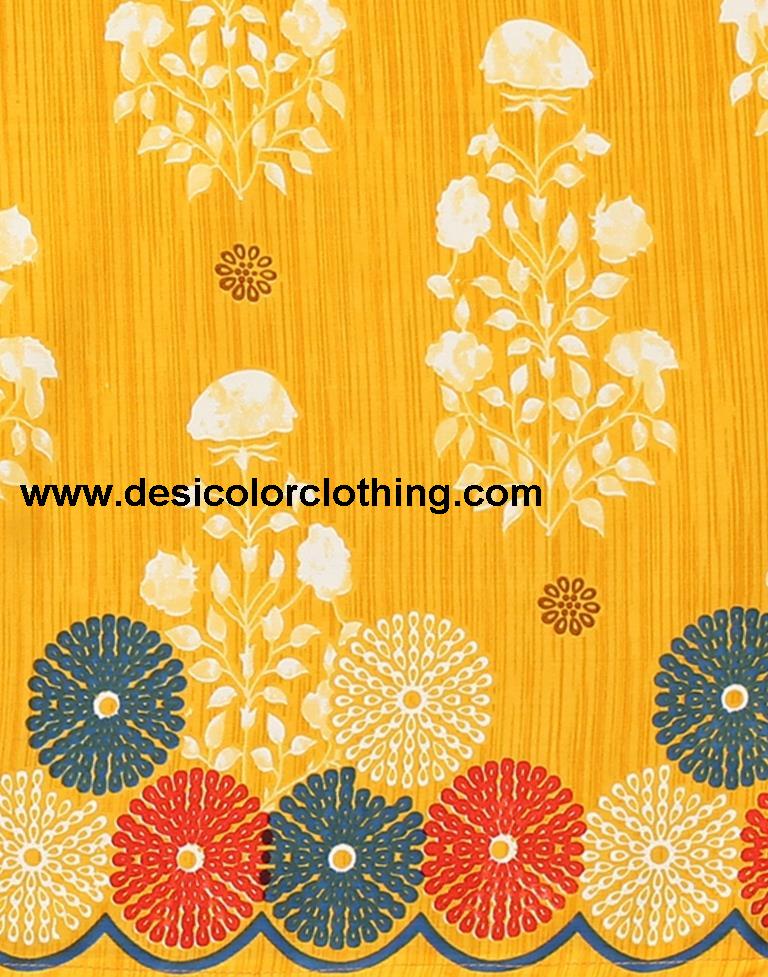 Printed Unstitched Salwar Suit Material
