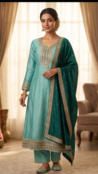 Shop designer Anarkali suits for weddings, parties, receptions, e DesiColorClothing
