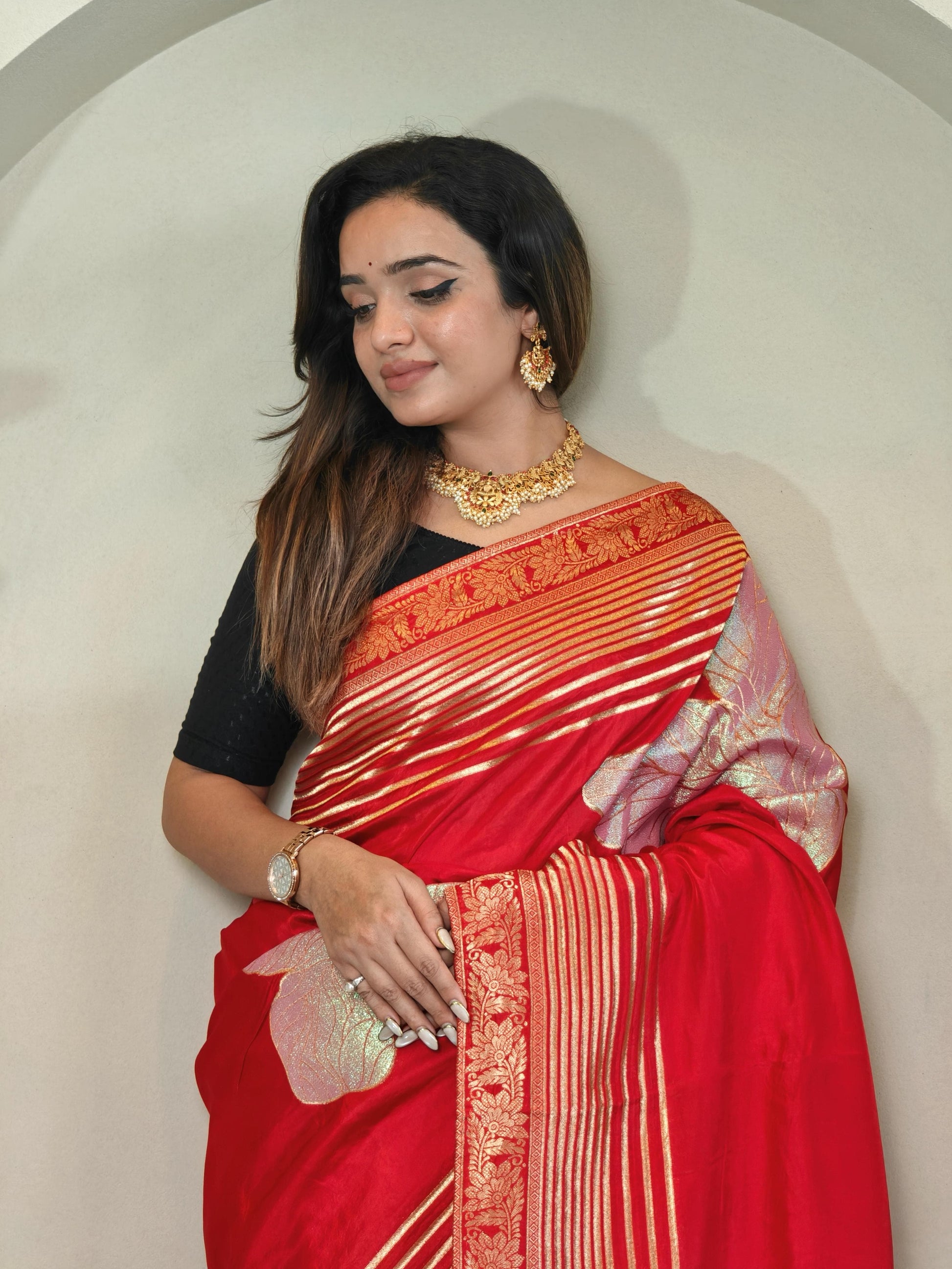 Product Image - Designer Munga Silk Saree