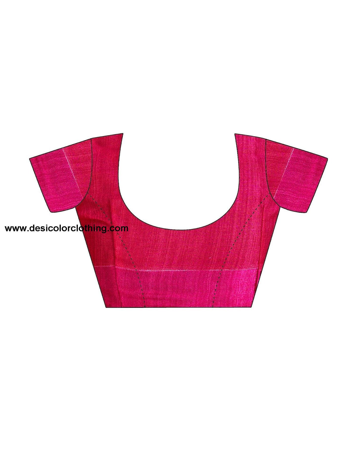 Pink Printed Chiffon Saree
