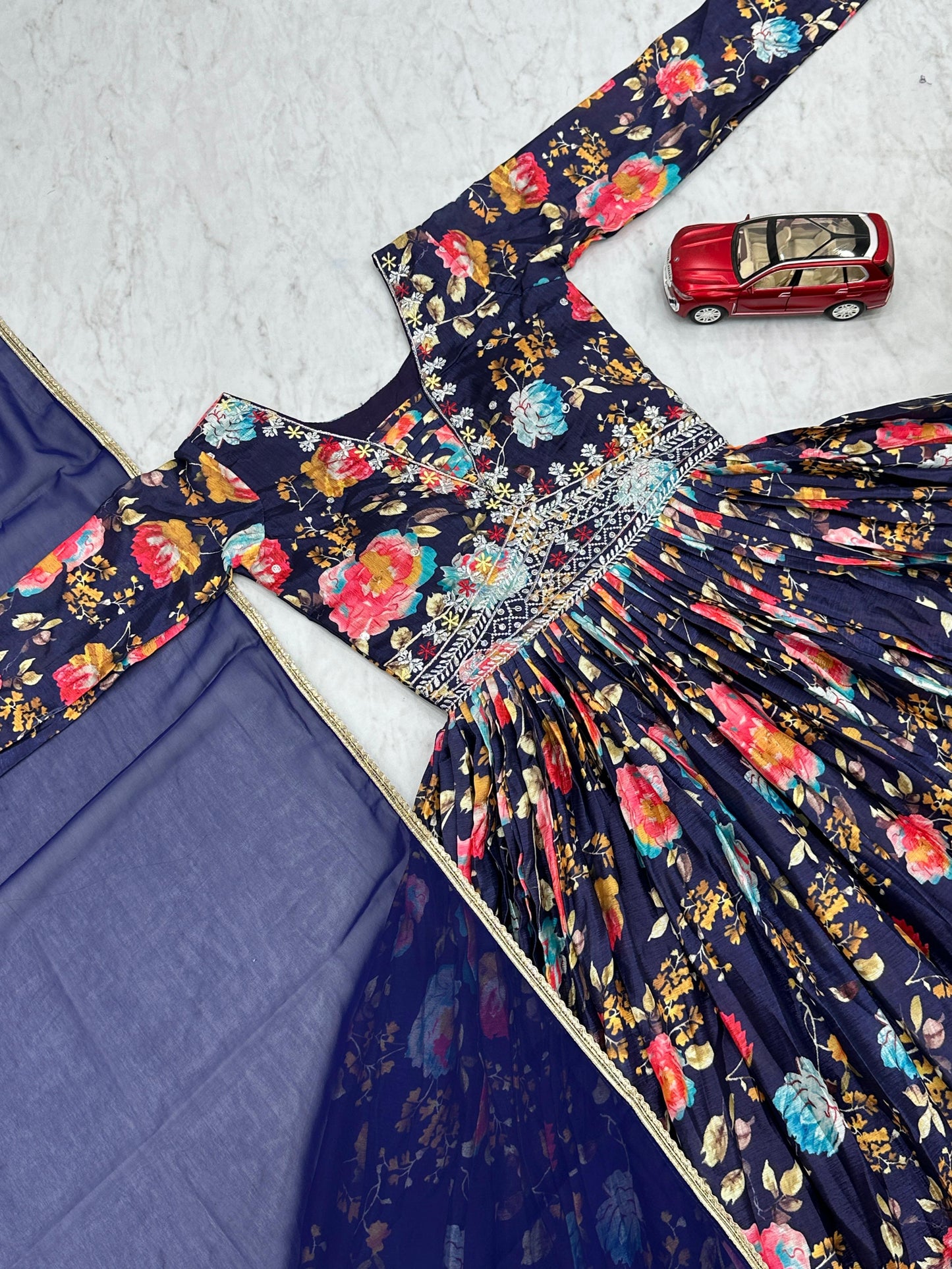 Product Image - Elegant Embroidered Gown by Tapi Creation - Tapi-215